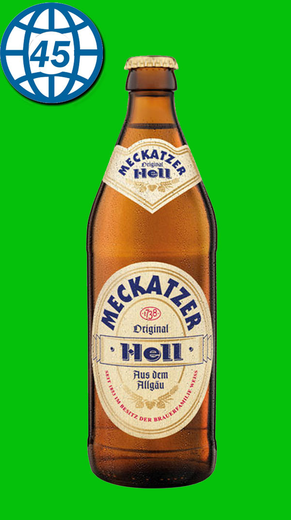 Meckatzer Hell 0,5L Alk 4,9% Vol