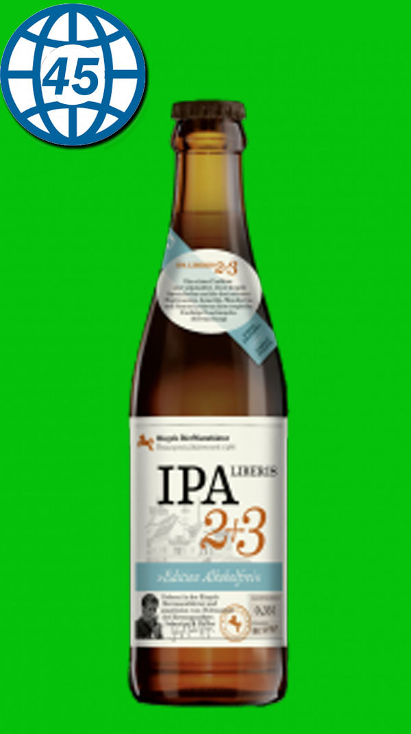 Riegele IPA Liberis 2+3 alkoholfrei 0,33L Alk 0% vol
