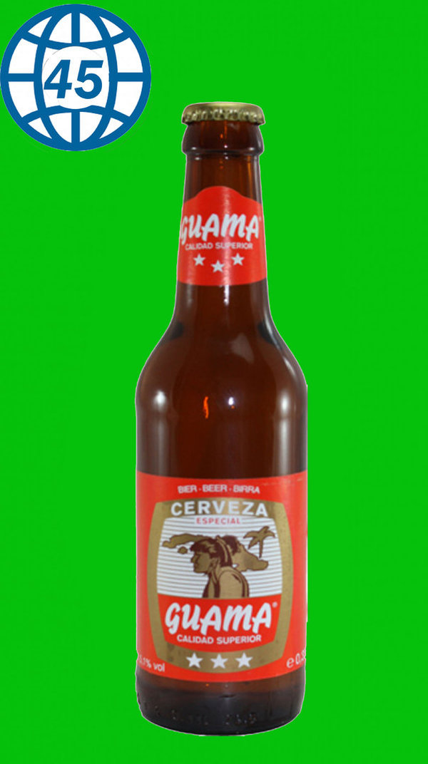 Guama Cerveza  0,33L Alk 5,1% vol
