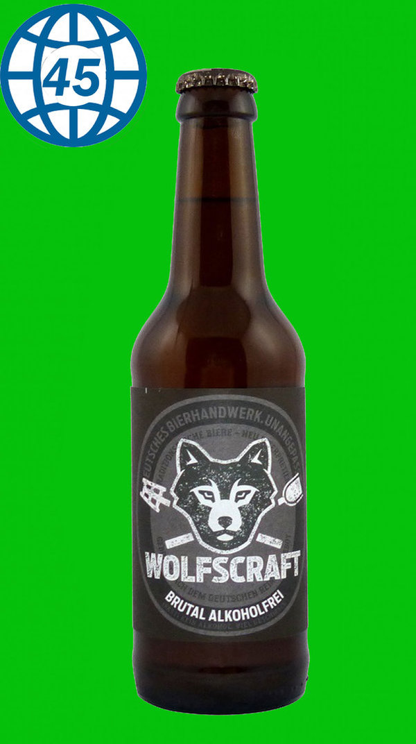 Wolfscraft Brutal Alkoholfrei 0,33L Alk 0,4% vol