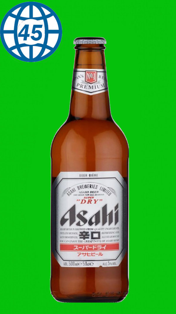 Asahi Super Dry   0,33L Alk 5,2% vol