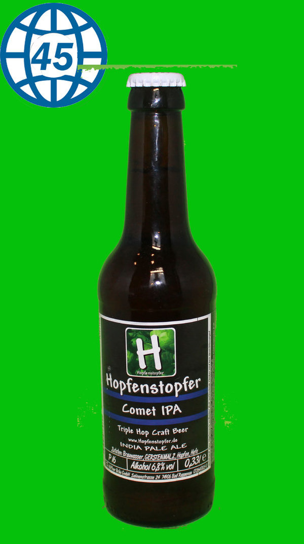 Hopfenstopfer Comet IPA  0,33L Alk 6,8% vol