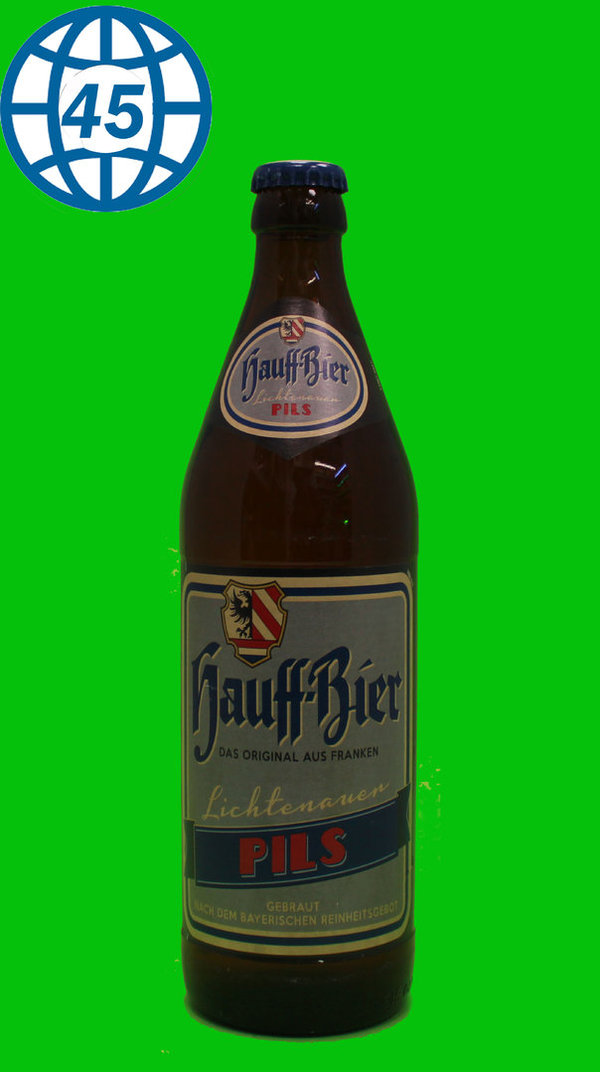 Hauff-Bräu Pils 0,5L Alk 5% vol