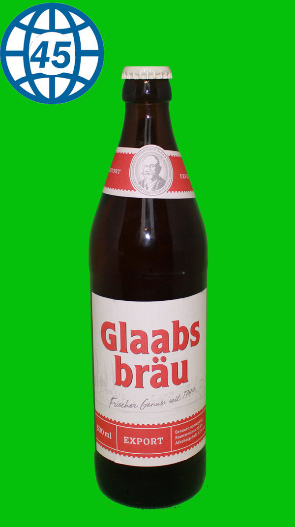 Glaabs Bräu Export 0,5L Alk 5,2% vol