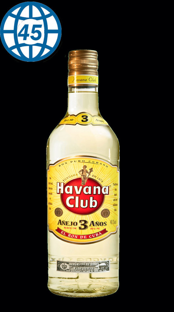 Havana Club Anejo 3Anos Rum 70cl 40%vol