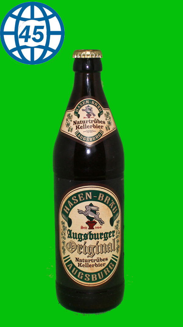 Hasenbräu Augsburger Original Kellerbier  0,5L Alk 5,4% vol
