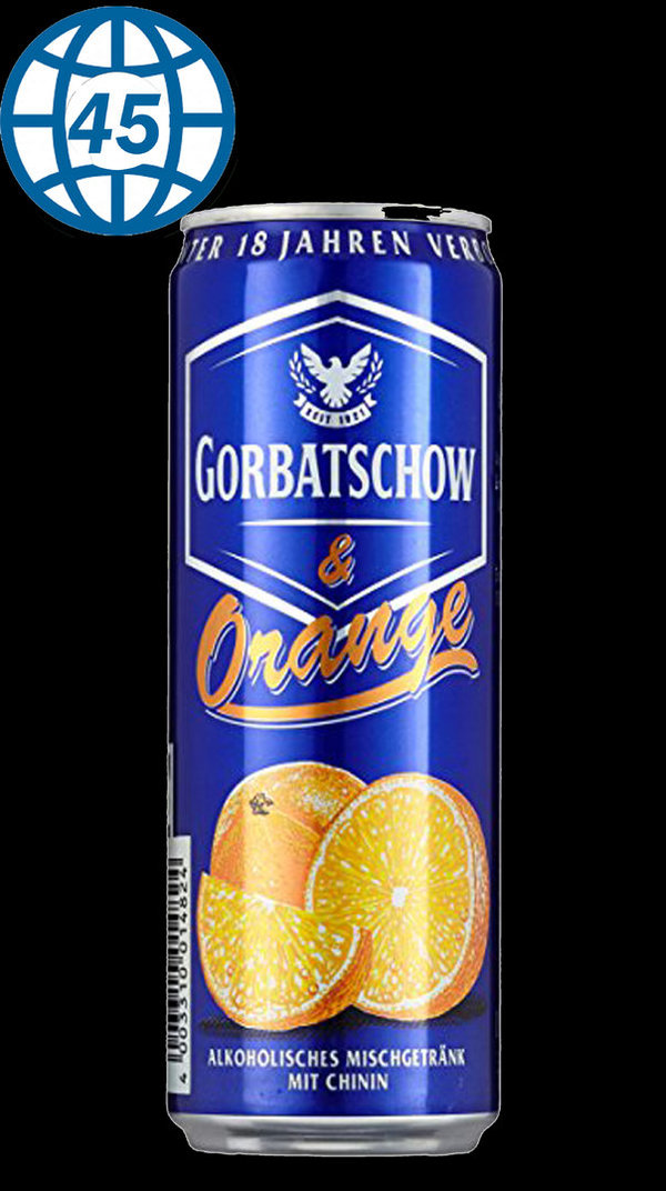 Gorbatschow&Orange 0,33l 10%vol