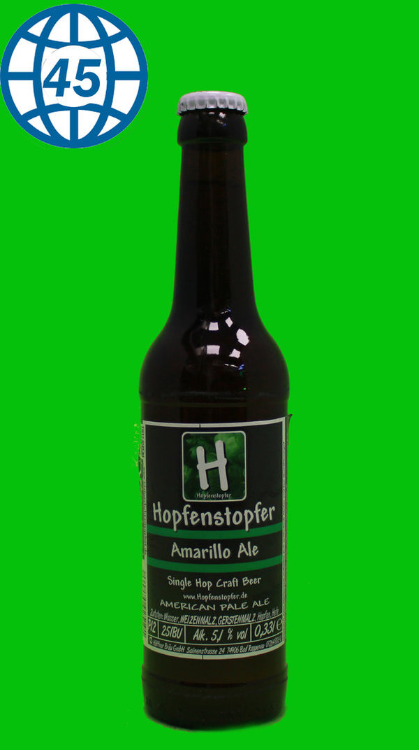 Hopfenstopfer Amarillo Ale  0,33L Alk 5,1% vol