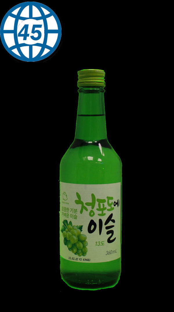 Jinro Chamisul Green Grapes  0,36L Alk 13% vol