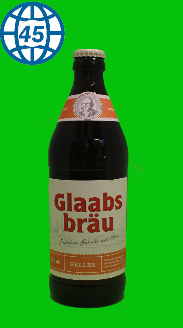 Glaabs Bräu Helles  0,5L Alk 4,6% vol