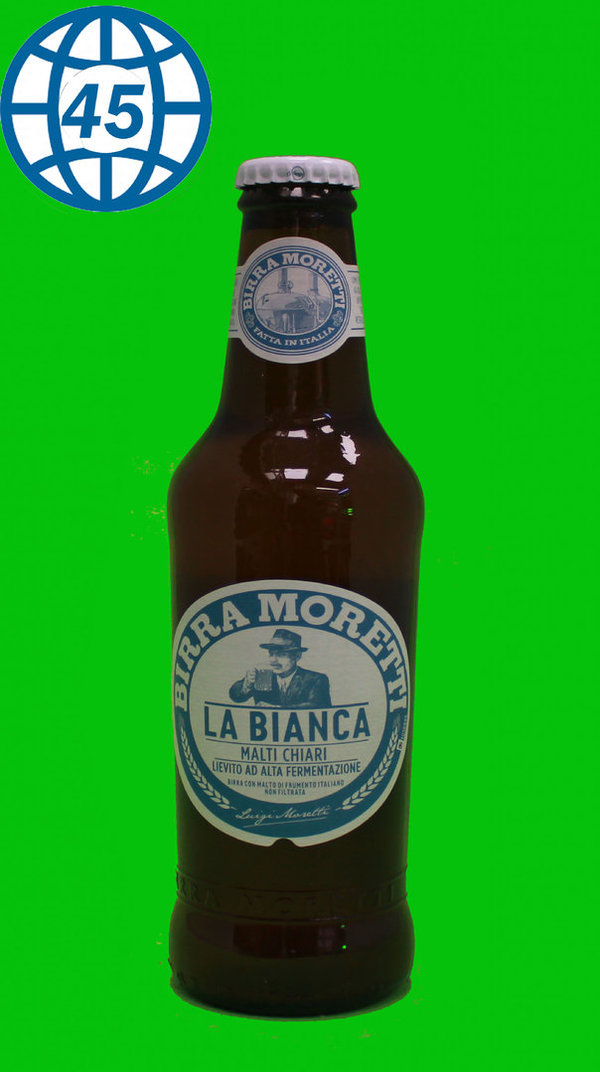 Birra Moretti La Bianka  0,33L Alk 5% vol