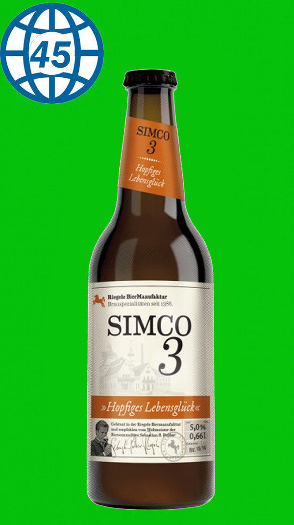 Riegele Biermanufaktur Simco 3 0,66L Alk 5% vol
