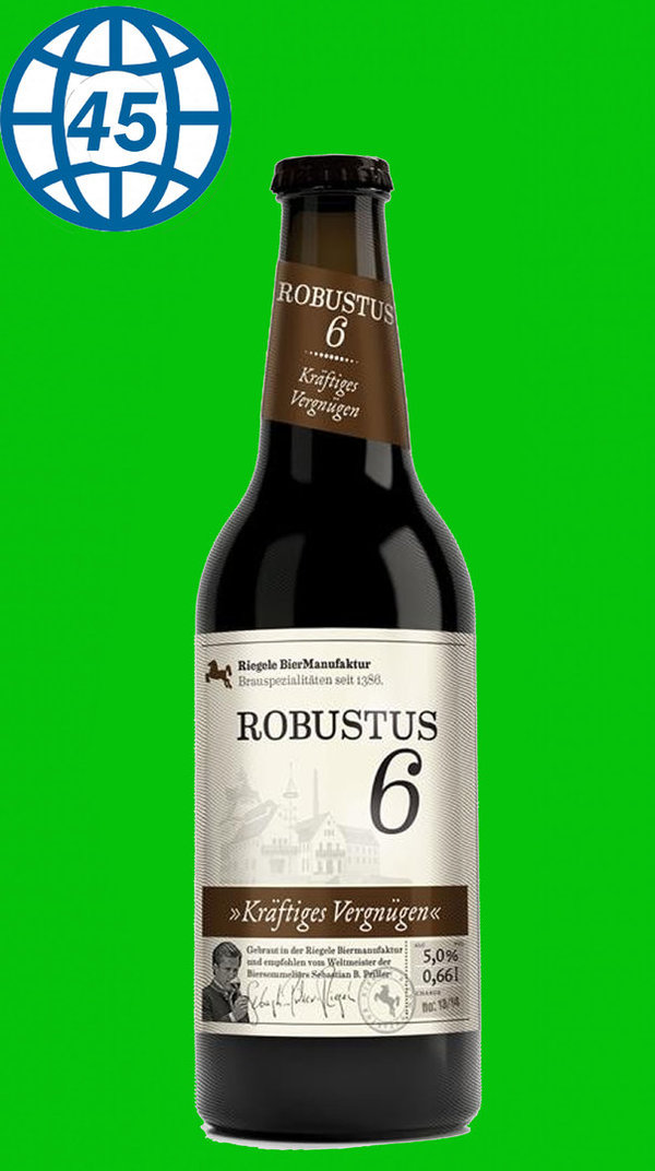 Riegele Biermanufaktur Robustus 6 0,66L Alk 5% vol