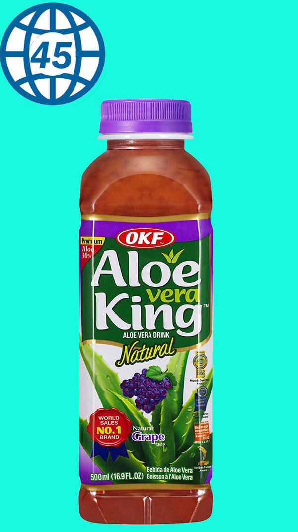 OKF Aloe Vera King Grape 500ml
