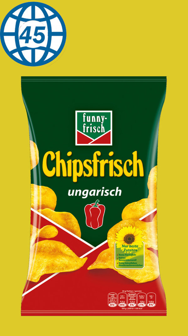Funny-Frisch Chipsfrisch Ungarisch 175g
