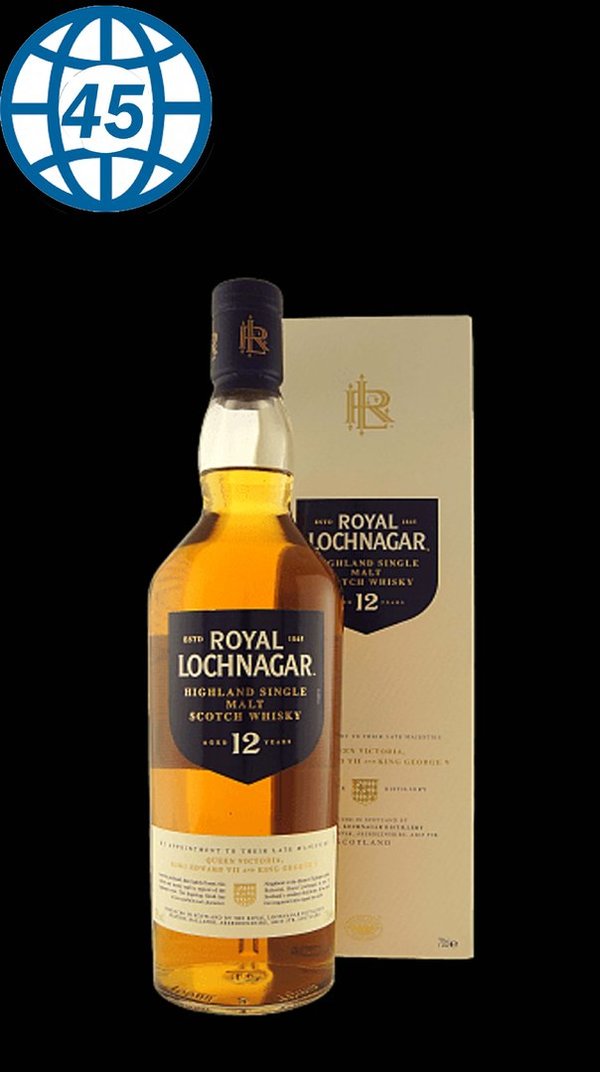 Royal Lochnagar 12 Jahre Highland Single Malt Scotch Whisky 70cl 40%vol