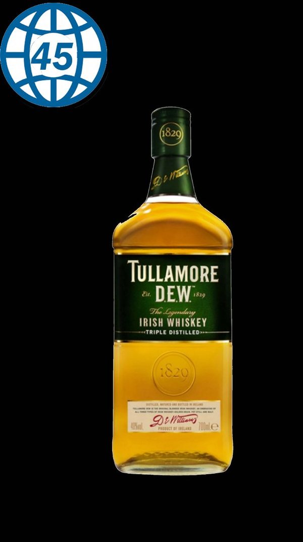 Tullamore D.E.W. Irish Whisky  70L  Alk 40% vol