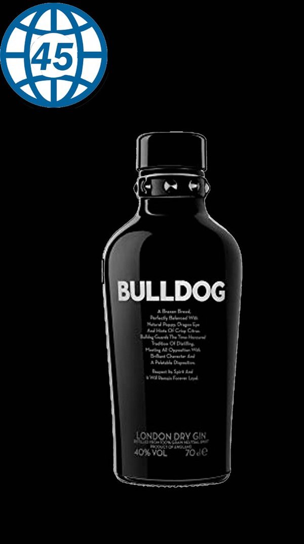 Bulldog London Dry Gin 0,7L Alk 40% Vol