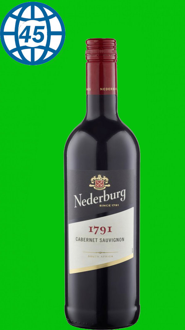 Nederburg Cabernet Sauvignon  2017 0,75L Alk 14% % vol