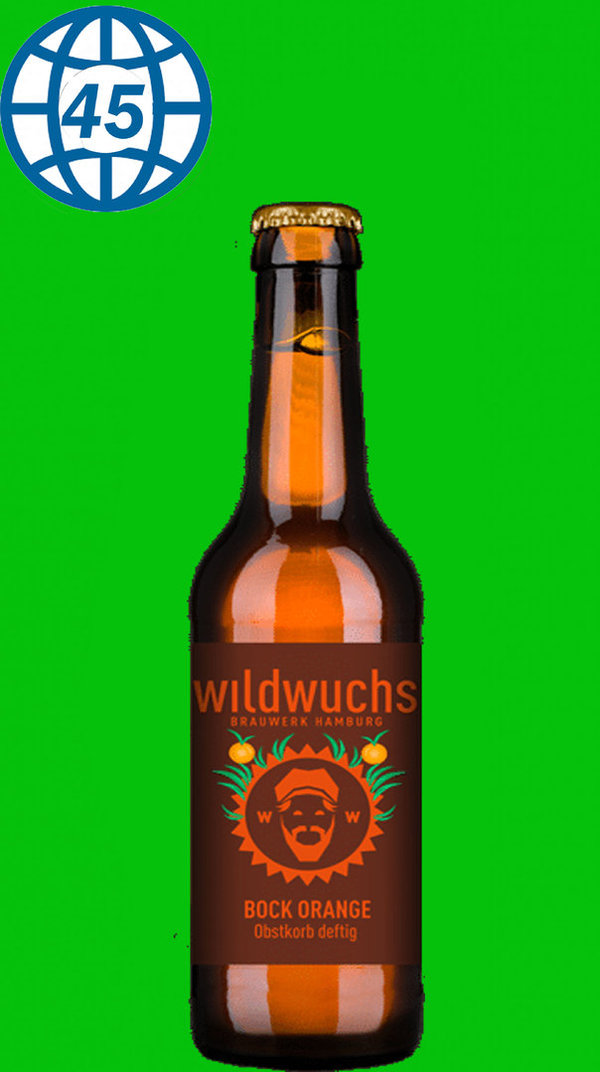 Wildwuchs Bock Orange Obstkorb deftig 0,33L Alk 7,9% vol